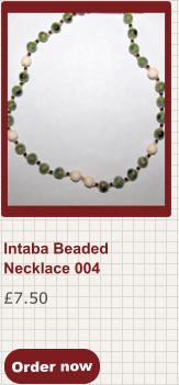 Order now £7.50 Intaba Beaded Necklace 004